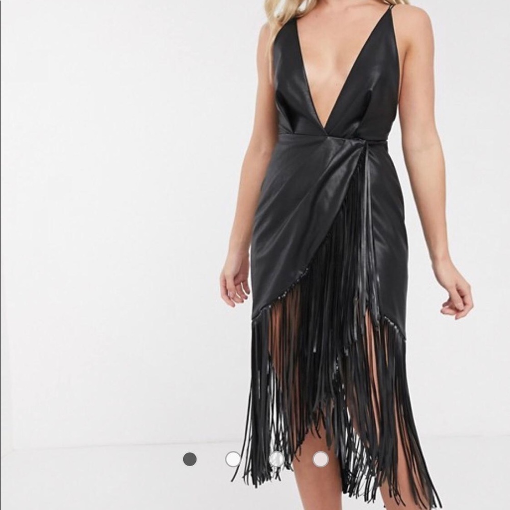 strappy back midi dress